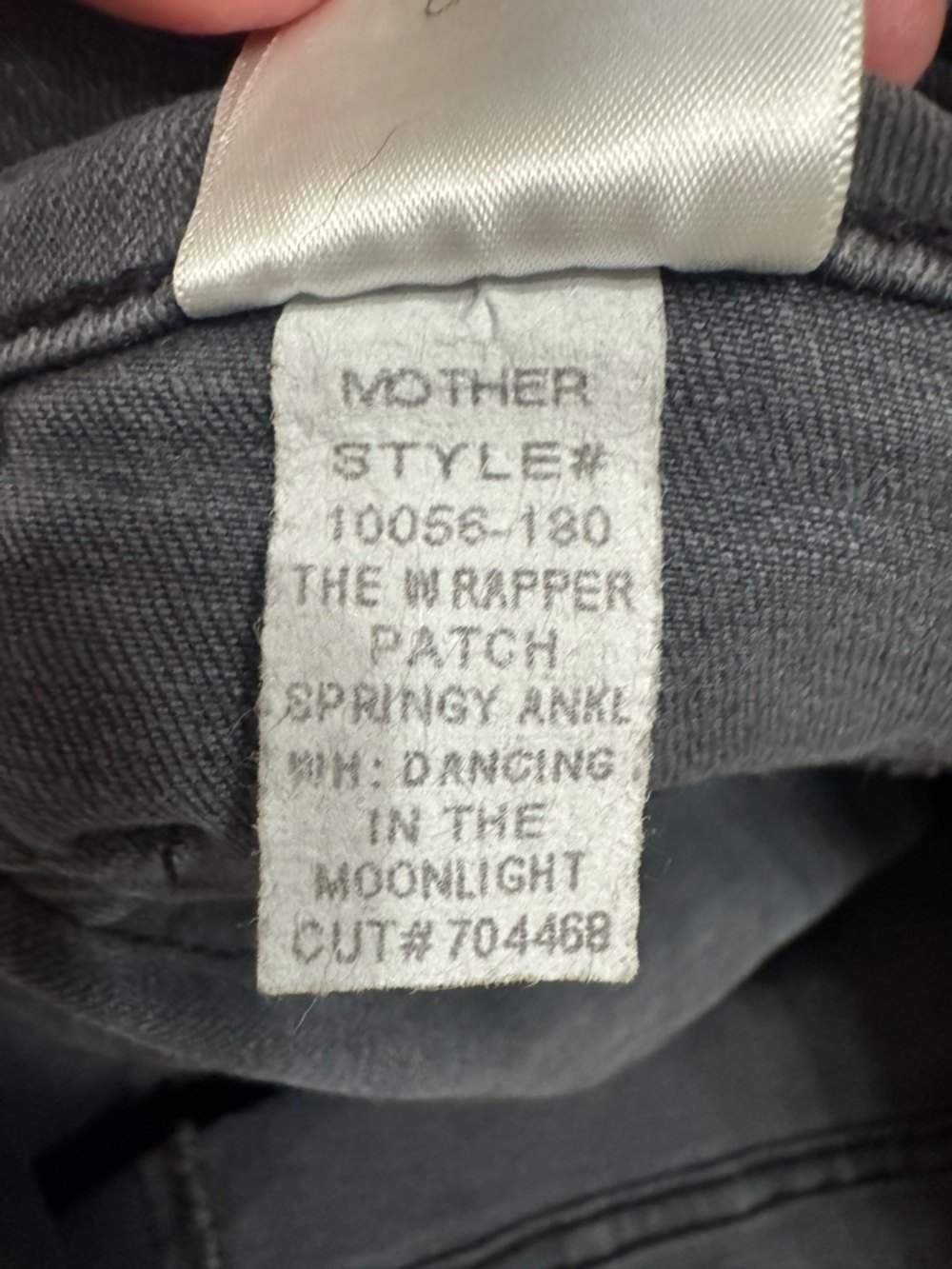 Mother The Wrapper Patch Springy High Rise Jogger Jeans Size 32 - Picture 11 of 11